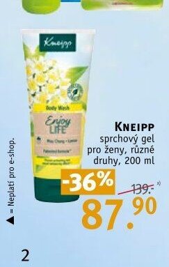 KNEIPP sprchový gel pro ženy