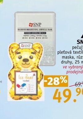 SNP pečující pleťová textilní maska