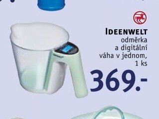 Ideenwelt odměrka a digitální váha