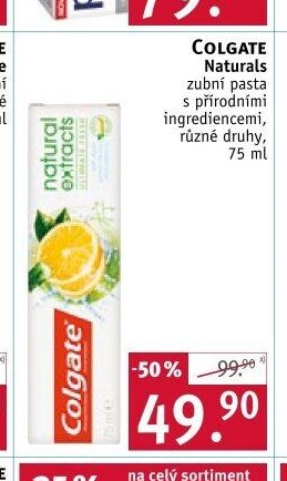 COLGATE Naturals zubní pasta