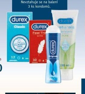 Durex kondomy a lubrikanty