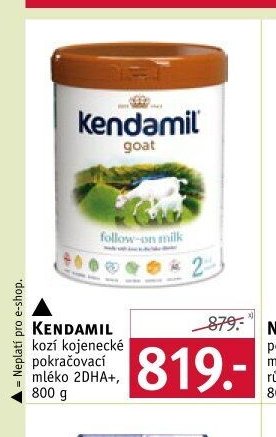 Kendamil kozí kojenecké pokračovací mléko 2DHA+