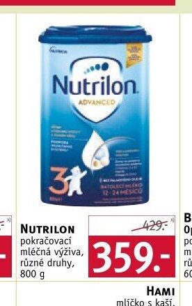 Nutrilon pokračovací mléčná výživa