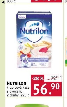 Nutrilon krupicová kaše s ovocem