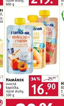Hamánek ovocná kapsička