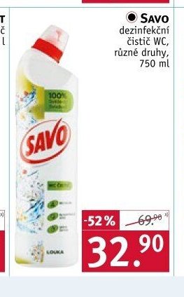 Savo dezinfekční čistič WC