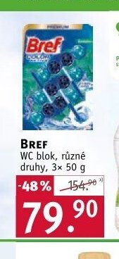 Bref WC blok, různé druhy, 3x 50 g