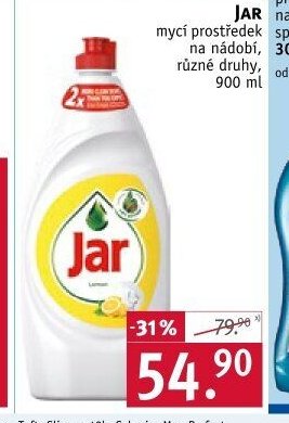 Jar mycí prostředek na nádobí, různé druhy, 900 ml