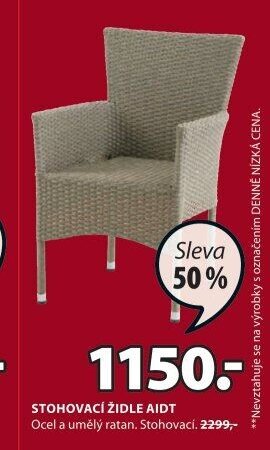STOHOVACÍ ŽIDLE AIDT