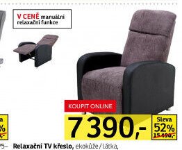 Relaxační TV křeslo