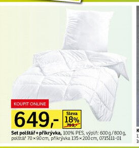 Set polštář+přikrývka
