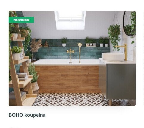 BOHO koupelna