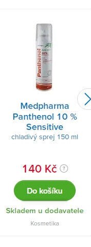 Medpharma Panthenol 10 % Sensitive