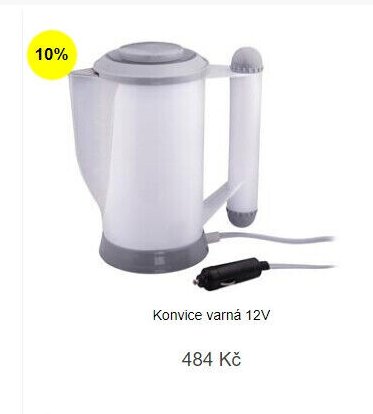 Konvice varná 12V