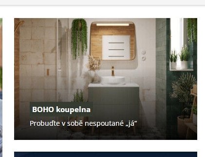 BOHO koupelna
