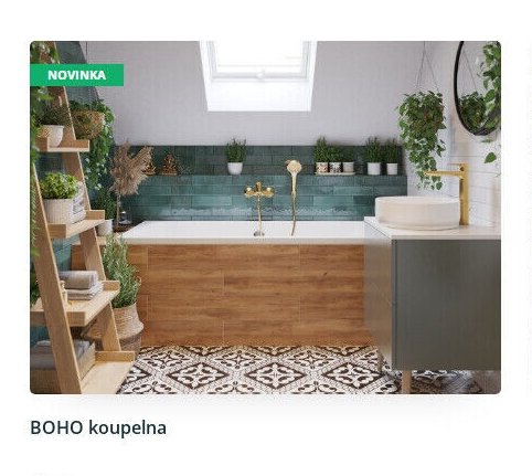 BOHO koupelna