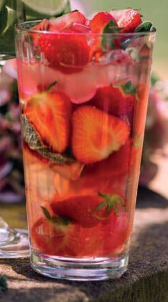 Jahodový drink