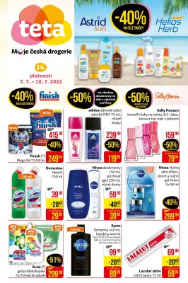 aktuální leták Teta drogerie 7.7.2022-18.7.2022