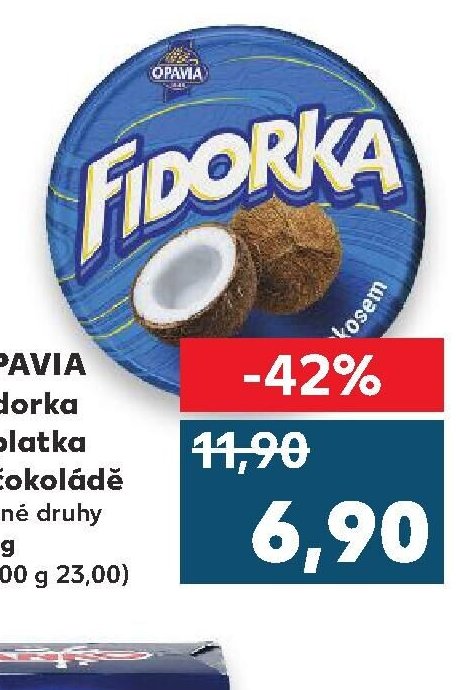 OPAVIA Fidorka Oplatka různé druhy 30 g