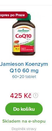 Jamieson Koenzym Q10 60 mg 60+20 tablet