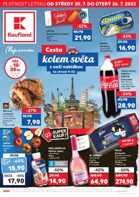 aktuální leták Kaufland 20.7.2022-26.7.2022