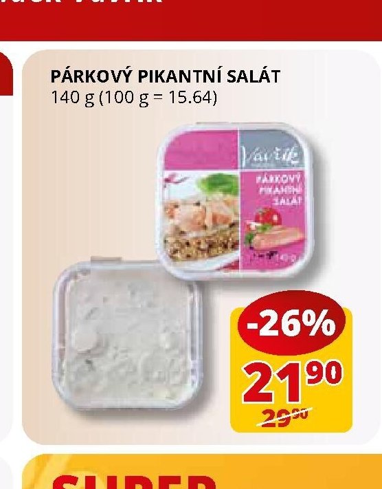 PÁRKOVÝ PIKANTNÍ SALÁT
