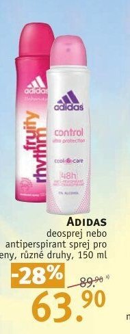 ADIDAS deosprej nebo antiperspirant sprej pro ženy, různé druhy, 150 ml