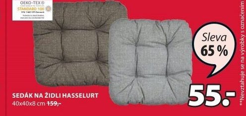 Sedák na židli HASSELURT