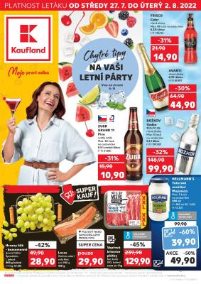 aktuální leták Kaufland 27.7.2022-2.8.2022