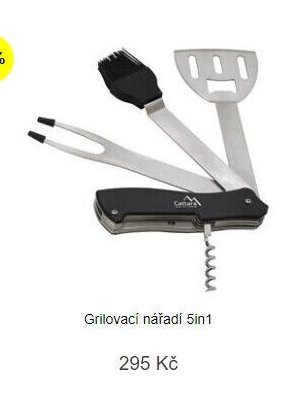 Grilovací nářadí 5in1