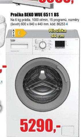 Pračka BEKO WUE 6511 BS - EVA.cz aktualniletaky.eu