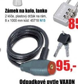 Zámek na kolo, lanko - EVA.cz aktualniletaky.eu
