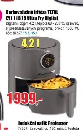 Horkovzdušná fritéza TEFAL EY111B15 Ultra Fry Digital - EVA.cz aktualniletaky.eu