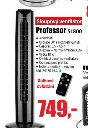 Sloupový ventilátor Professor SL800 - EVA.cz aktualniletaky.eu