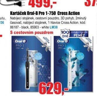 Kartáček Oral-B Pro 1-750 Cross Action - EVA.cz aktualniletaky.eu