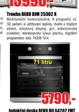 Trouba BEKO BIM 25302 X - EVA.cz aktualniletaky.eu