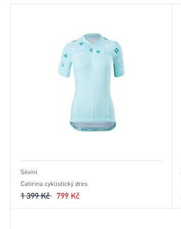 Silvini Catirina cyklistický dres
