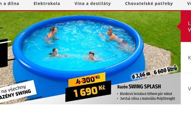 Bazén SWING SPLASH