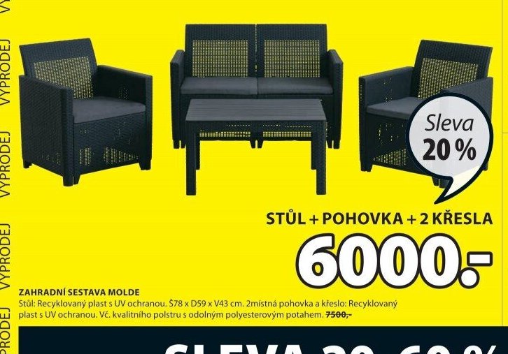 Zahradní sestava MOLDE