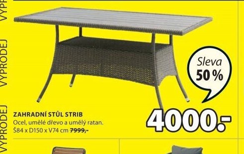 Zahradní stůl STRIB