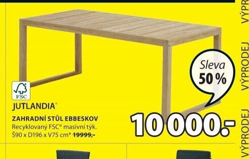 Zahradní stůl EBBESKOV