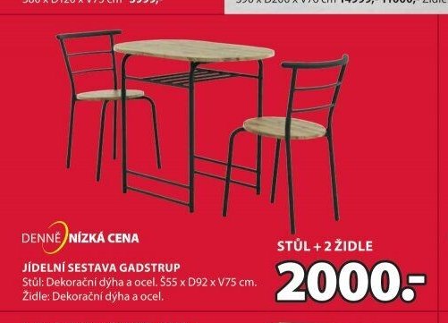 JÍDELNÍ SESTAVA GADSTRUP