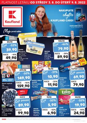 aktuální leták Kaufland 3.8.2022-9.8.2022