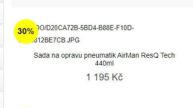 Sada na opravu pneumatik AirMan ResQ Tech 440ml
