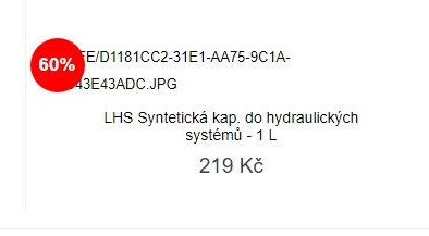 LHS Syntetická kap. do hydraulických systémů - 1 L