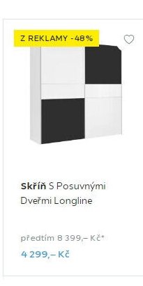 Skříň S Posuvnými Dveřmi Longline