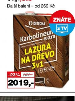 Karbolineum EXTRA 3v1 - Barvy a laky drogerie aktualniletaky.eu