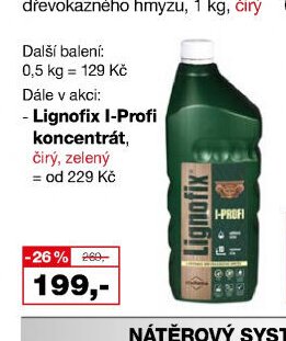 Lignofix I-Profi aplikační impregnace