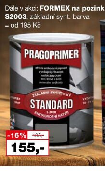 PRAGOPRIMER Standard S2000 - Barvy a laky drogerie aktualniletaky.eu