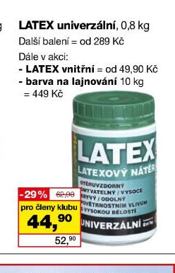 LATEX univerzální, 0,8 kg